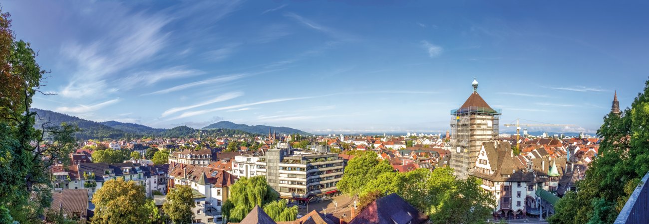 Blick über Freiburg im Breisgau © pure-life-pictures-fotolia.com
