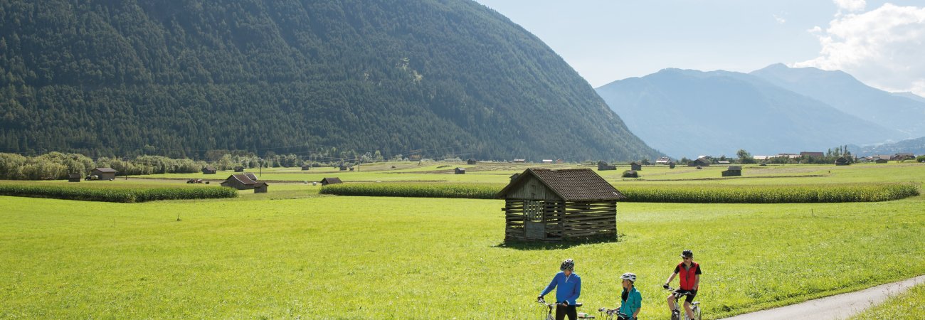 Nassereith, Via Claudia Augusta Radweg © Tirol Werbung / Bauer Frank