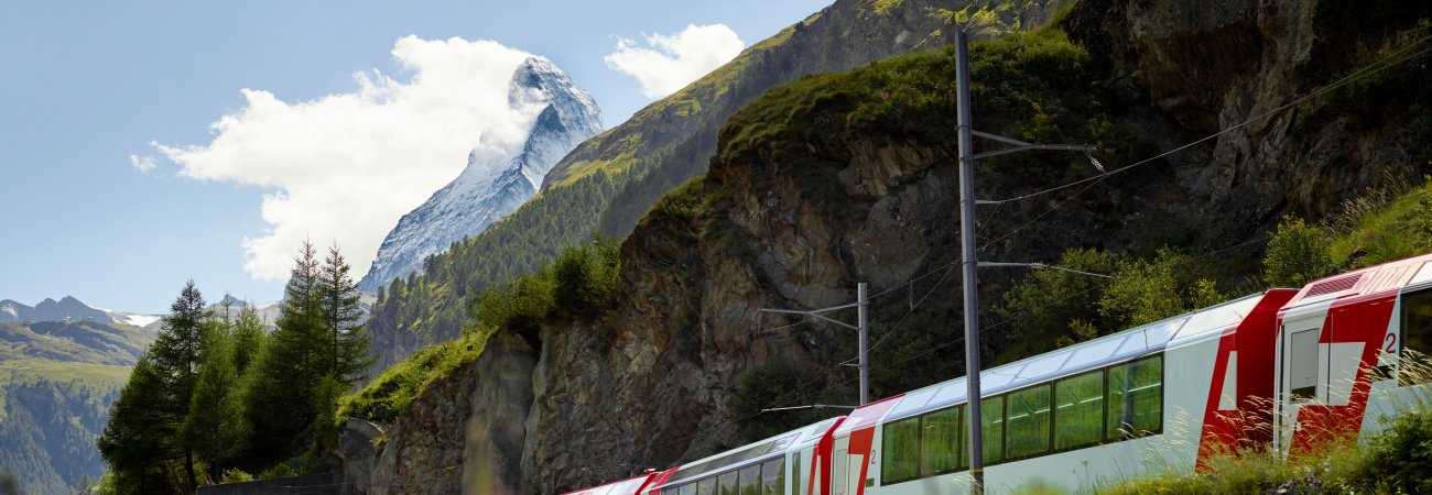 Glacier Express bei Zermatt &copy; Gex AG, Stefan Schlumpf