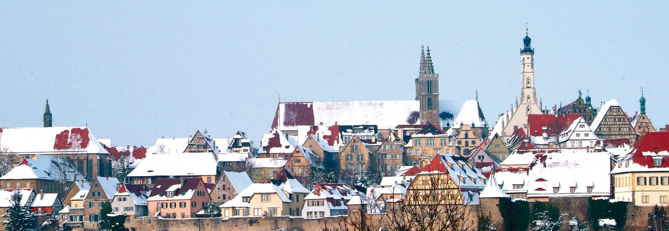 Rothenburg o.T. - Winterpanorama © Michael Leyh/Rothenburg Tourismus Service
