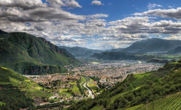 Blick auf Bozen © Verkehrsamt der Stadt Bozen