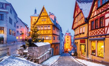 Winter in Rothenburg ob der Tauber  &copy; ecstk22 - stock.adobe.com